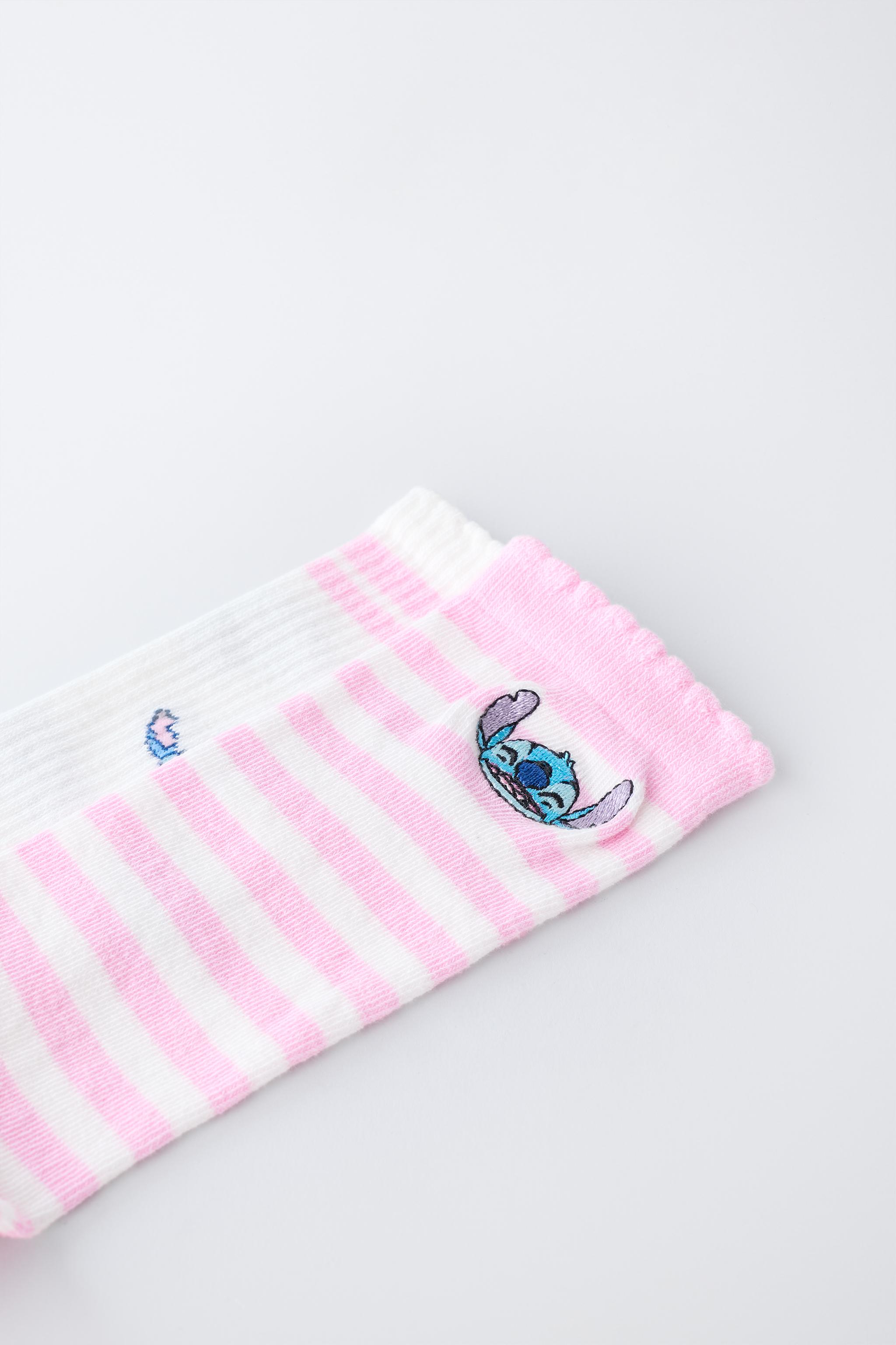 LOT DE DEUX CHAUSSETTES MONTANTES LILO & STITCH © DISNEY